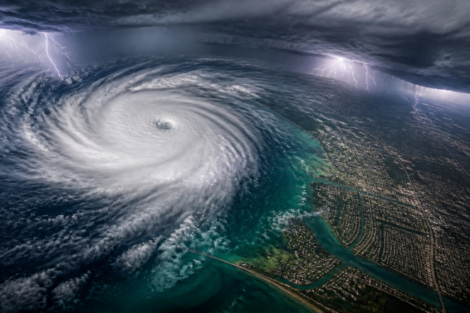 Hurricane approaching Southwest Florida